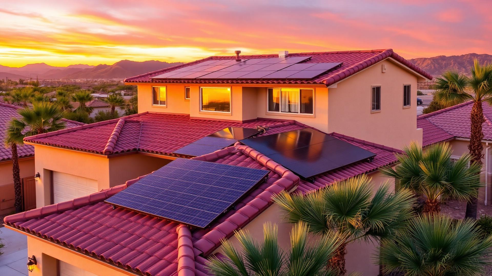 Premium solar panels on a El Cajon home representing local residential solar consultations